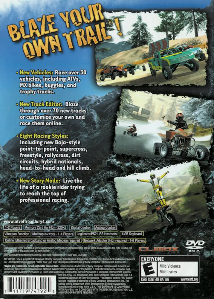 ATV Offroad Fury 4 box back