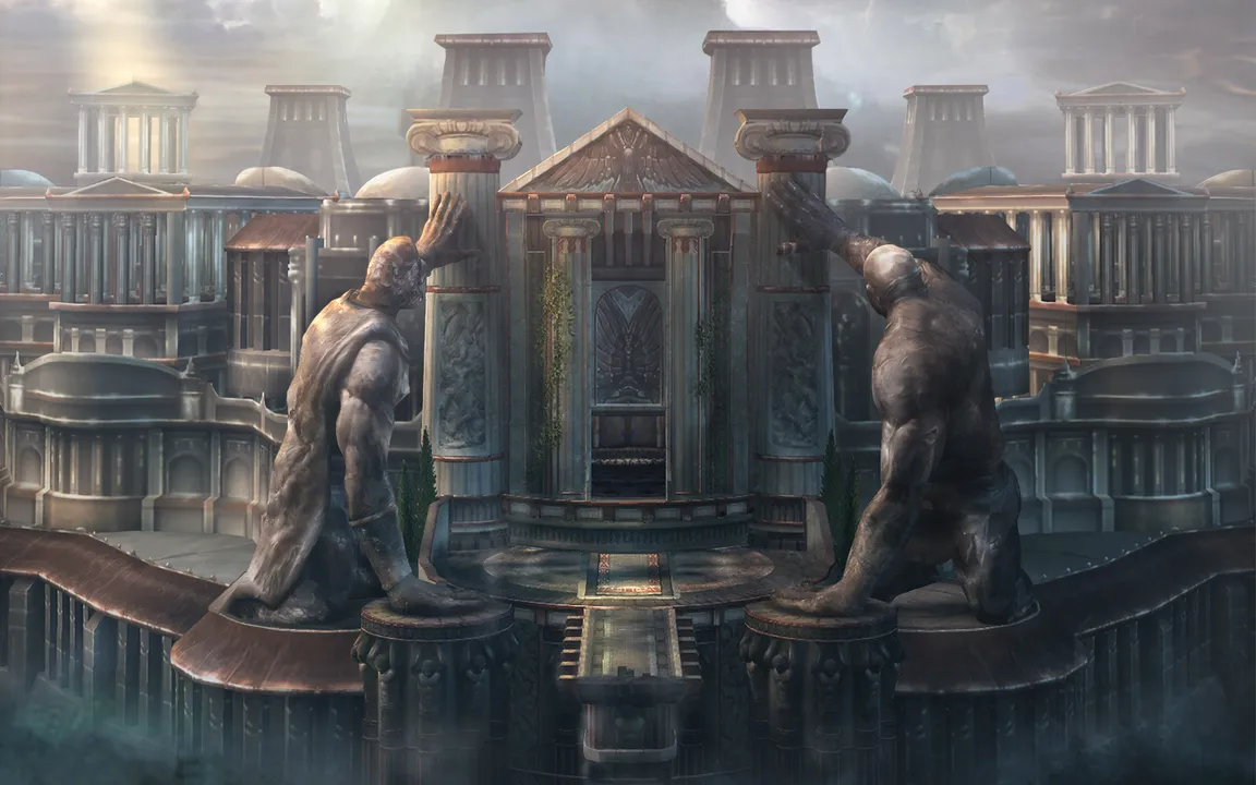 Backdrop artwork for God of War II