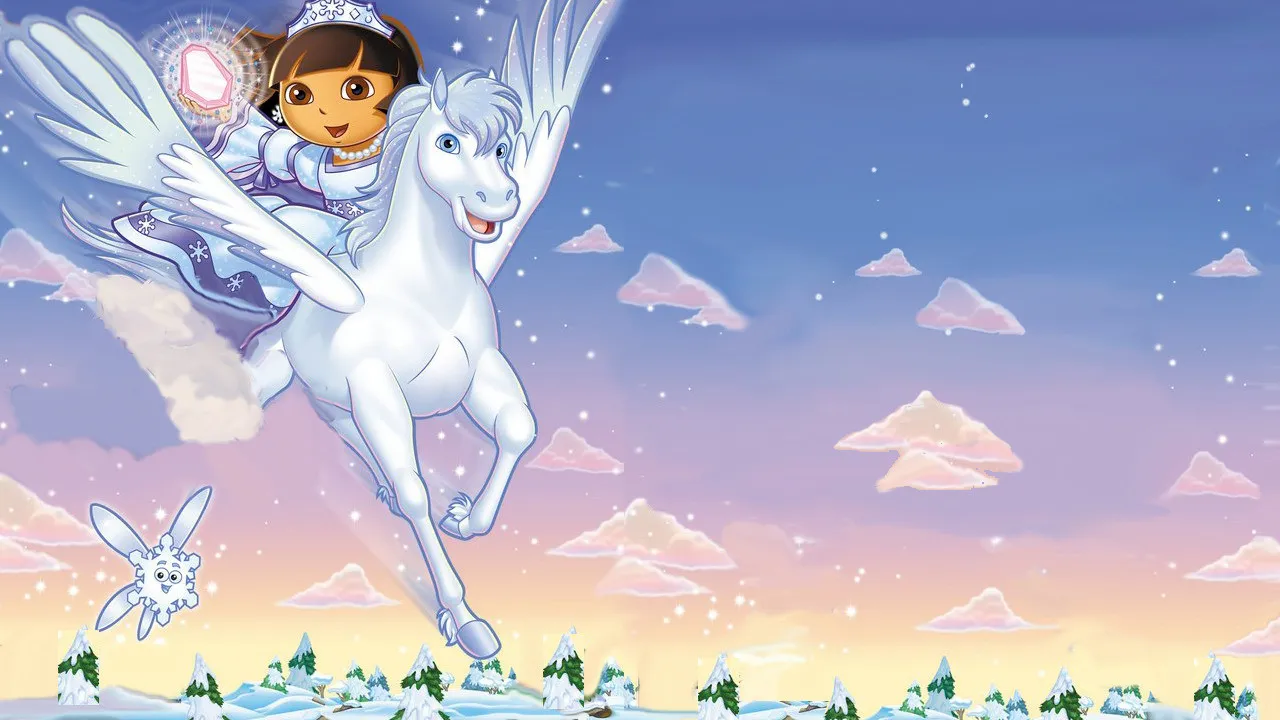 Backdrop artwork for Dora the Explorer: Dora Saves the Snow Princess