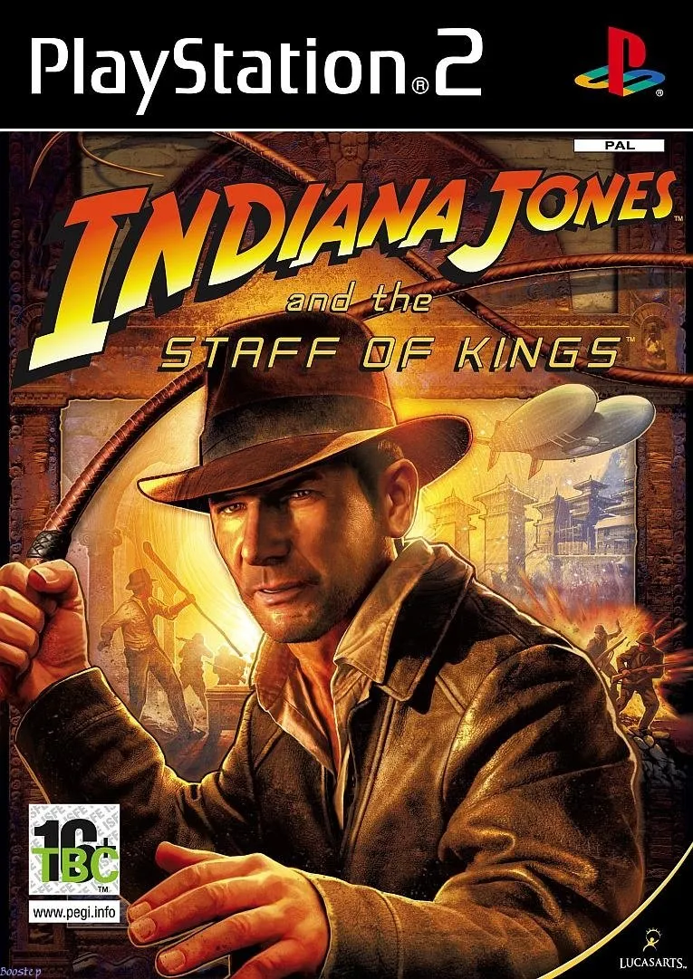 Indiana Jones and the Staff of Kings box art