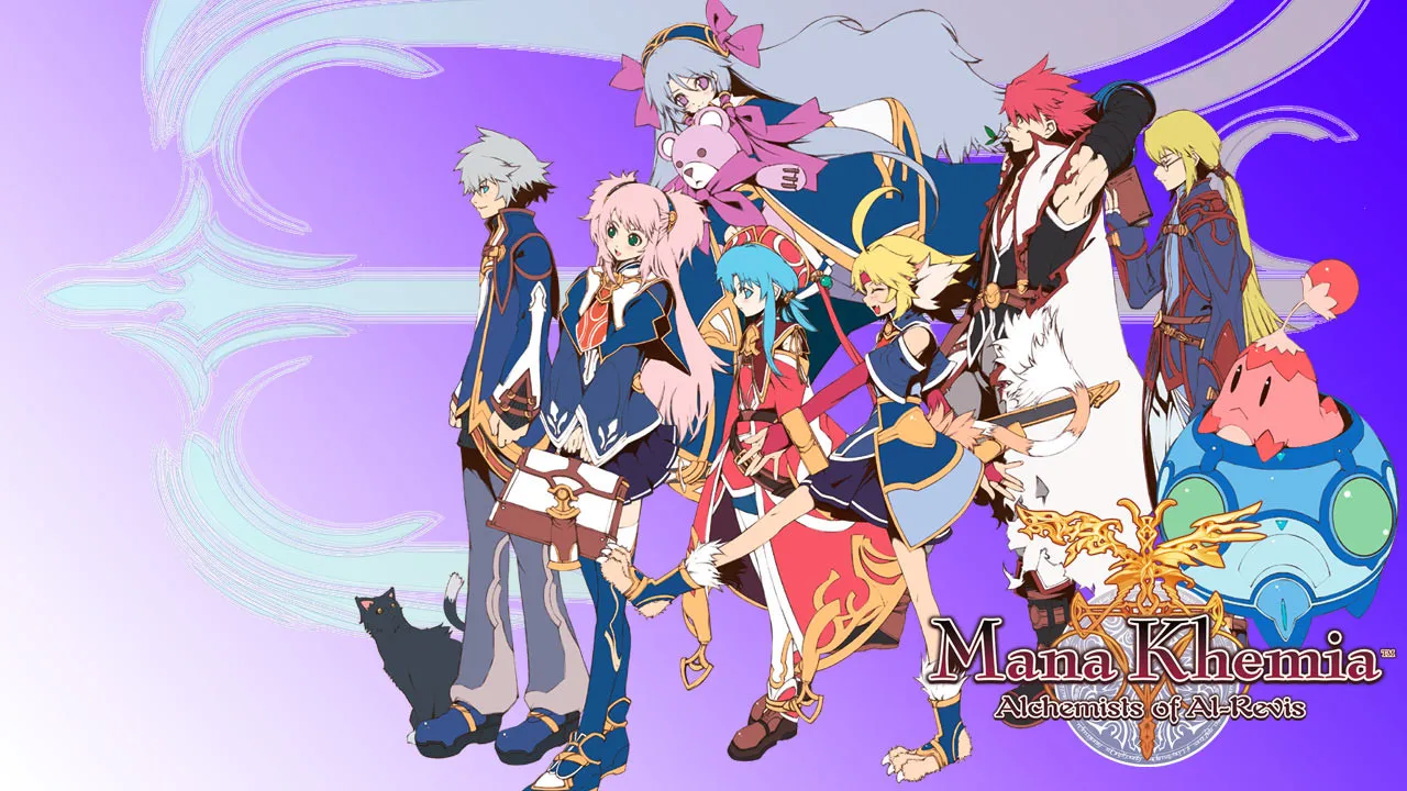 Backdrop artwork for Mana Khemia: Alchemists of Al-Revis
