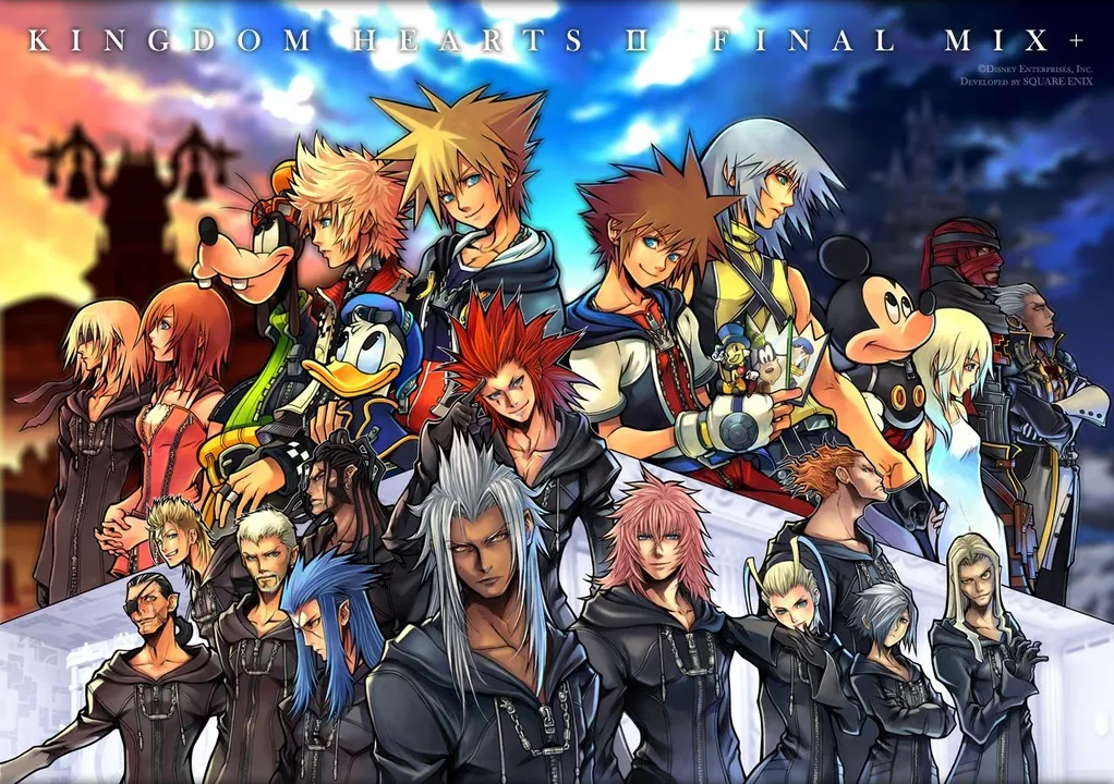 Backdrop artwork for Kingdom Hearts II: Final Mix