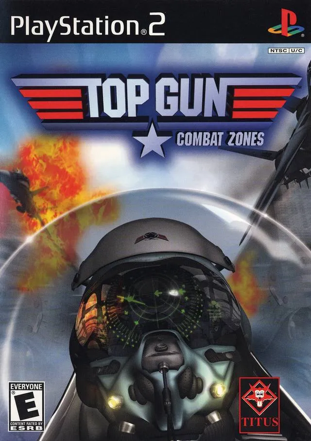 Top Gun: Combat Zones box art