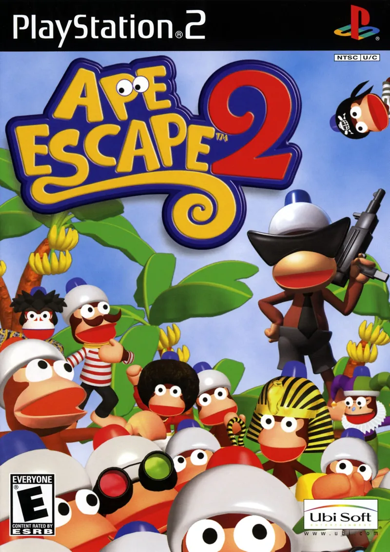 Ape Escape 2 cover art for Sony Playstation 2