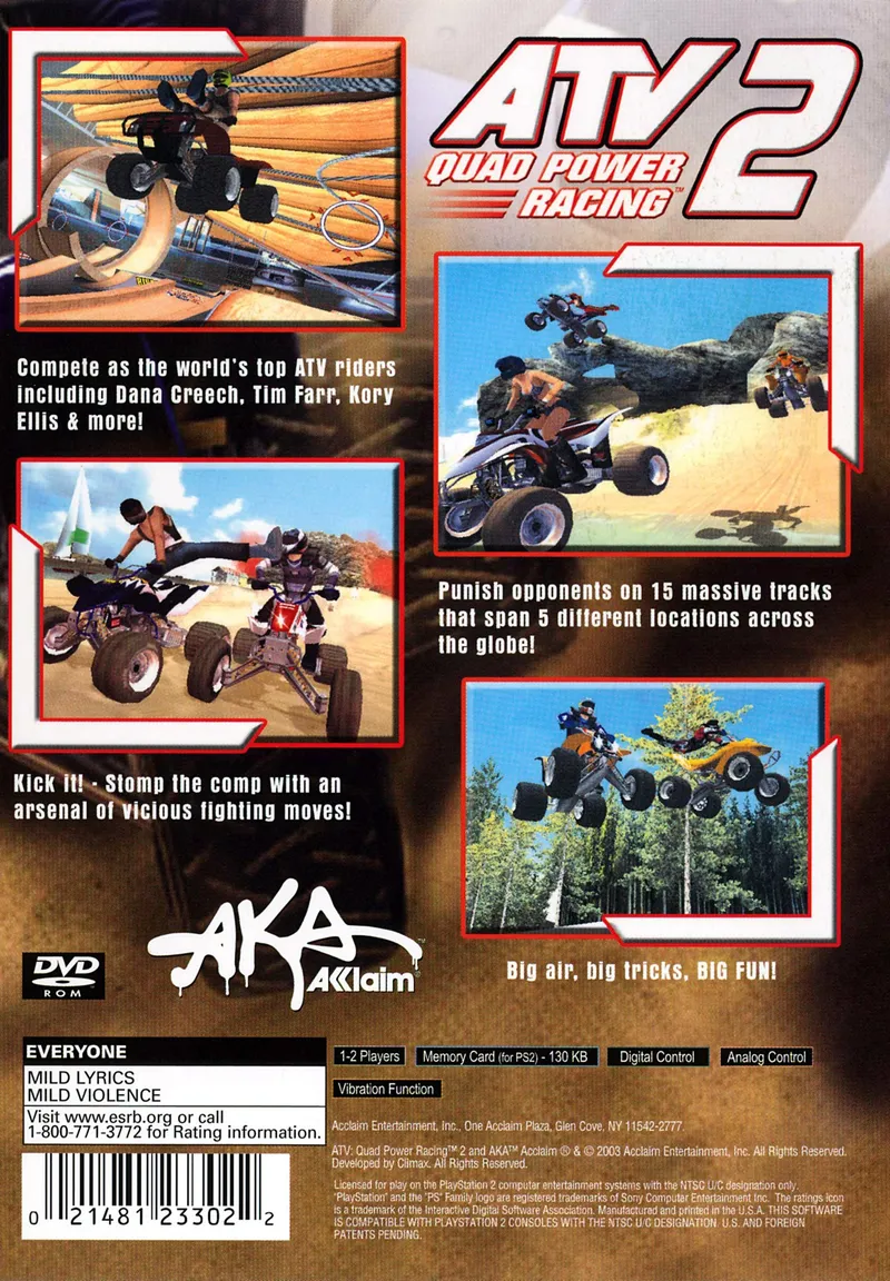 ATV Quad Power Racing 2 box back
