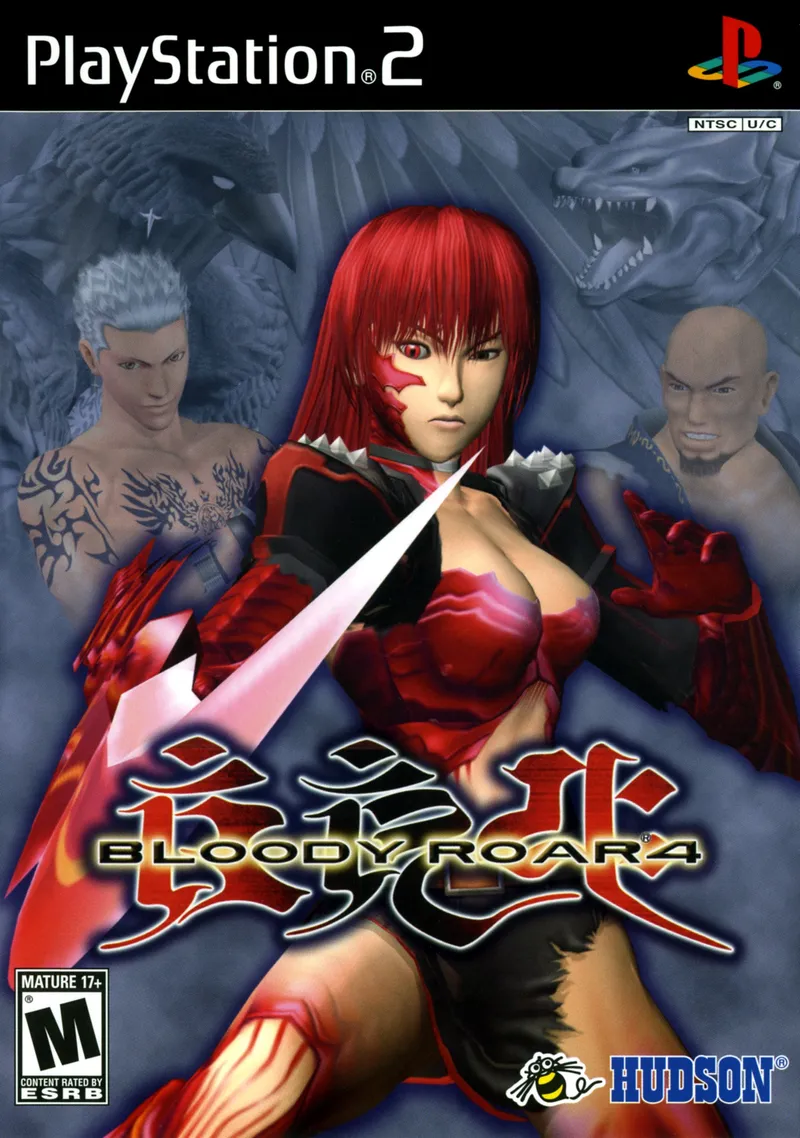 Bloody Roar 4 cover art for Sony Playstation 2