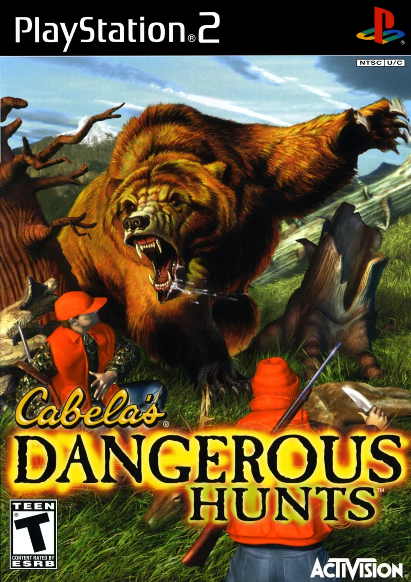 Cabela's Dangerous Hunts cover art for Sony Playstation 2