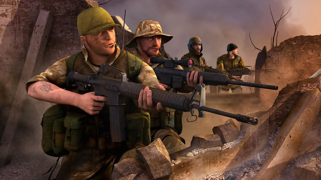 Backdrop artwork for Conflict: Desert Storm II: Back to Baghdad