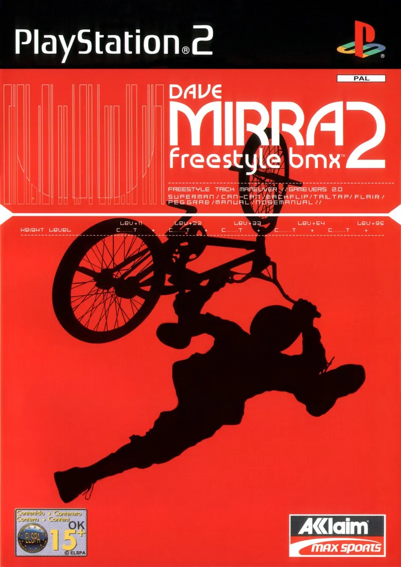 Backdrop artwork for Dave Mirra Freestyle BMX 2