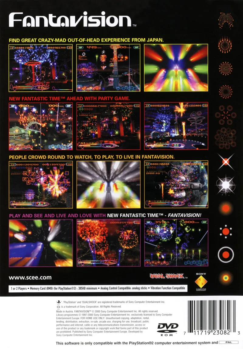 Fantavision box back