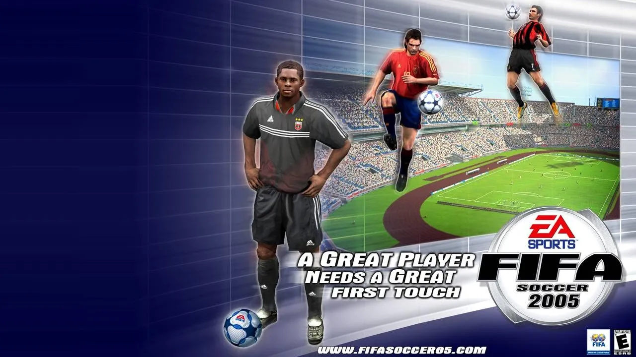 Backdrop artwork for FIFA Soccer 2005