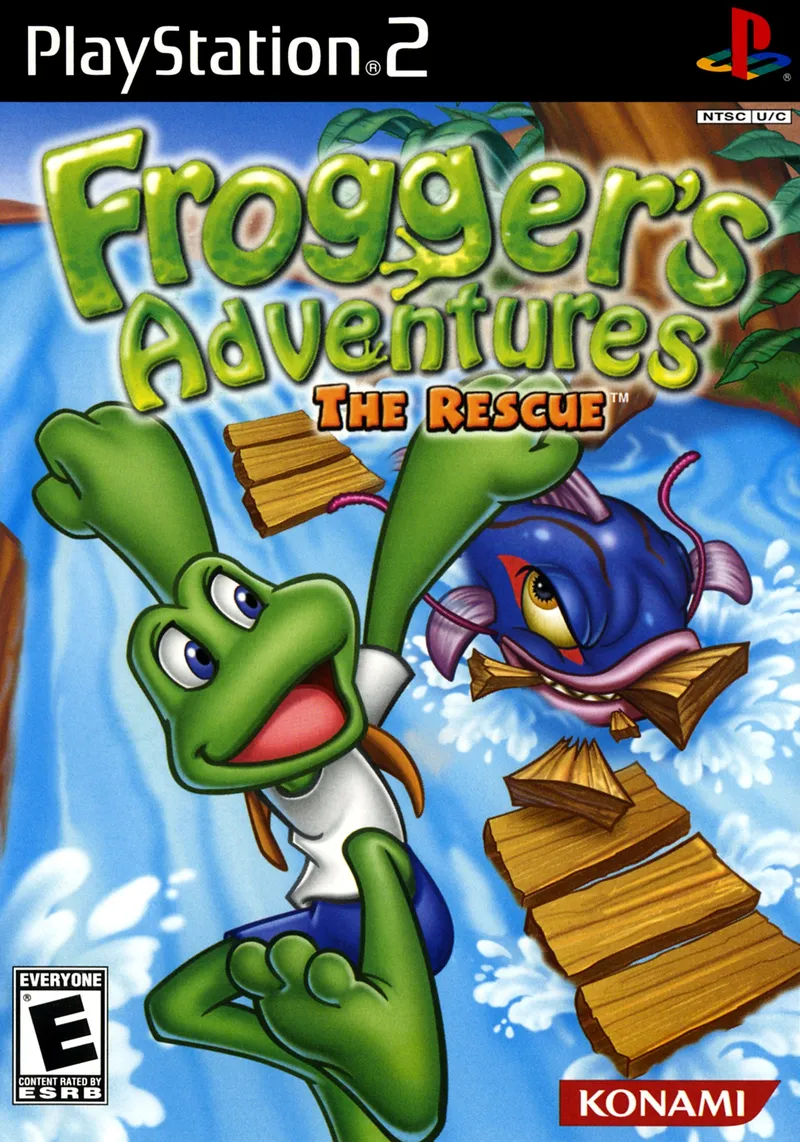 Backdrop artwork for Frogger's Adventures: The Rescue