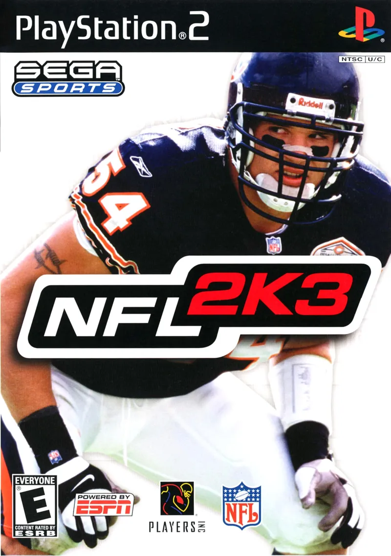 NFL 2K3 box art