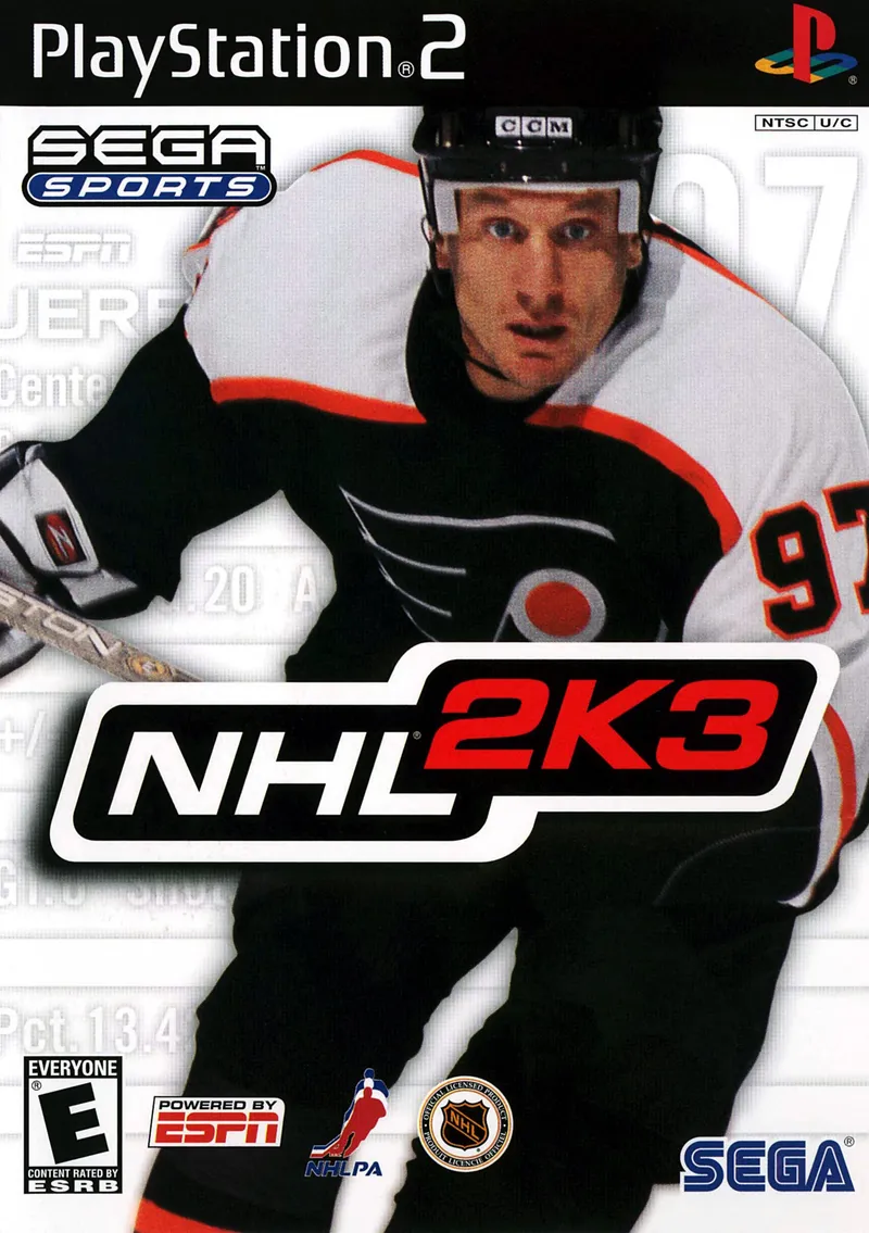 NHL 2K3 cover art for Sony Playstation 2