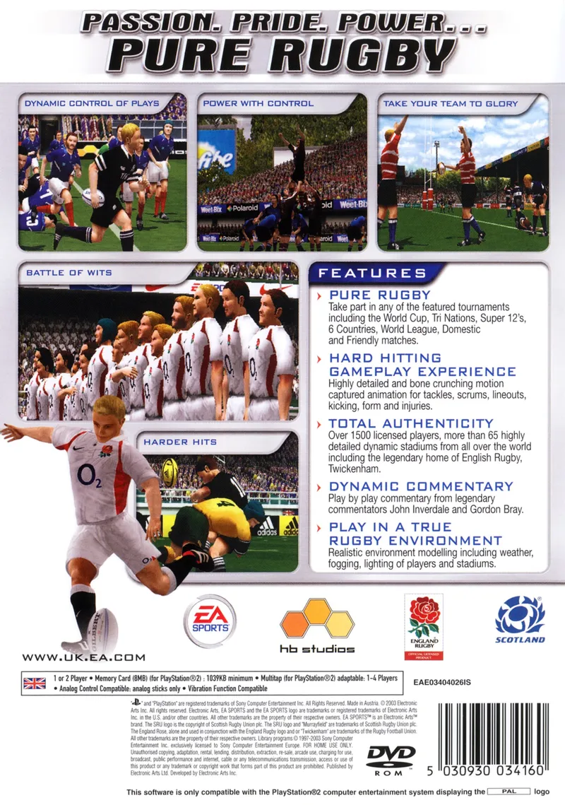 Rugby 2004 box back