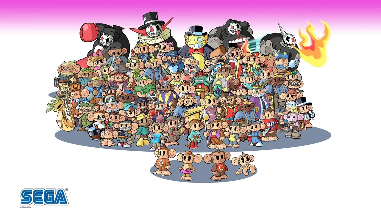 Backdrop artwork for Super Monkey Ball Adventure