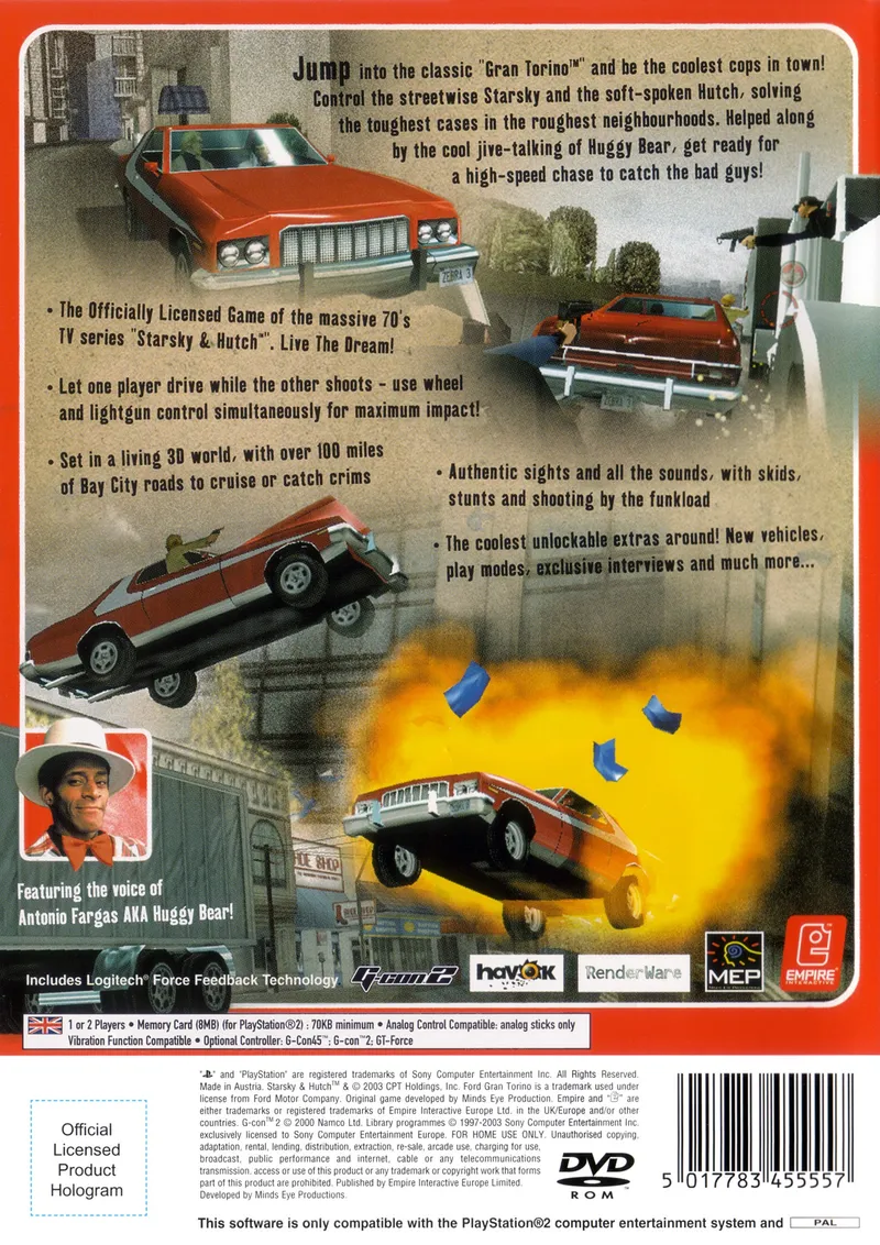 Starsky & Hutch box back