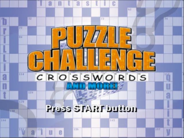 Backdrop artwork for Puzzle Challenge: Crosswords and More! .bin
