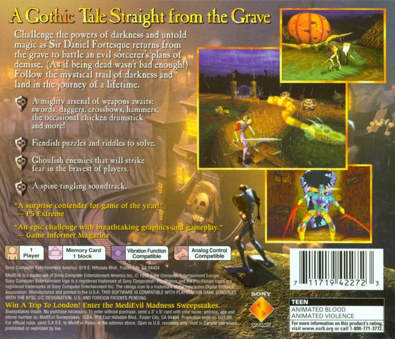 MediEvil box back