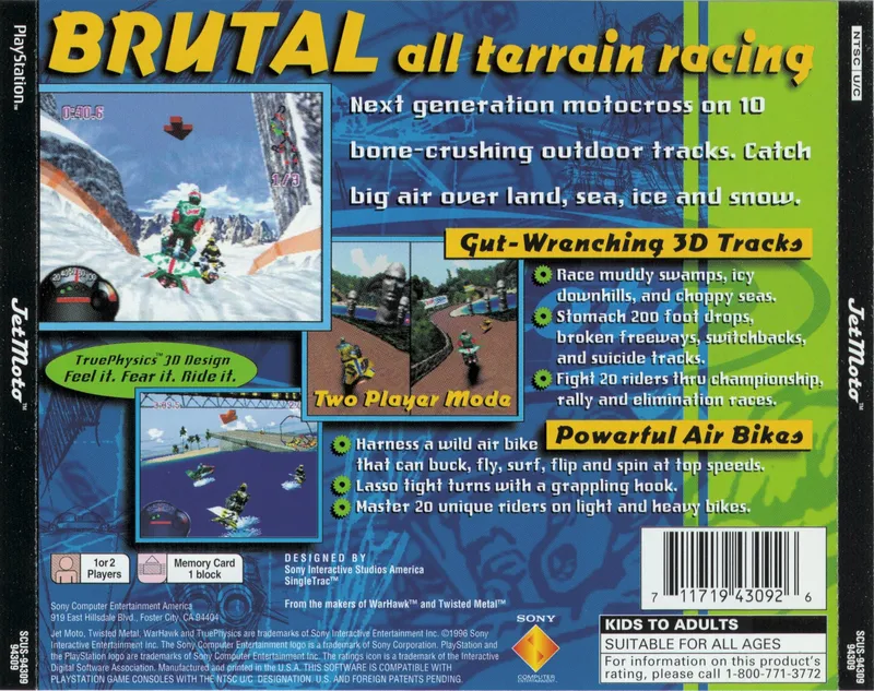 Jet Moto box back