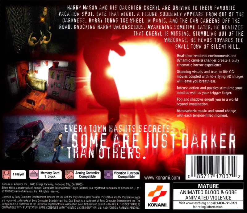 Silent Hill box back