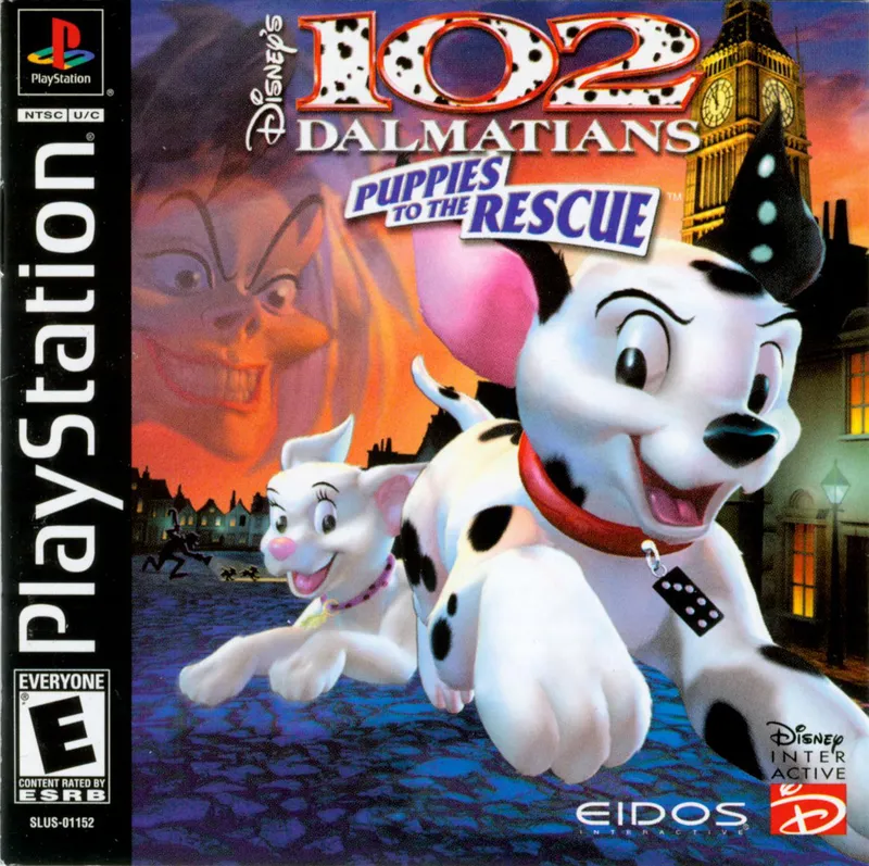 Disney's 102 Dalmatians: Puppies to the Rescue box art