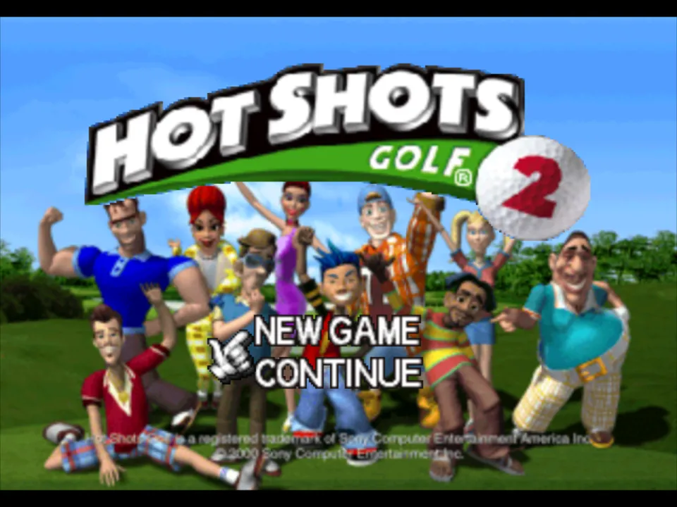 Backdrop artwork for Hot Shots Golf 2