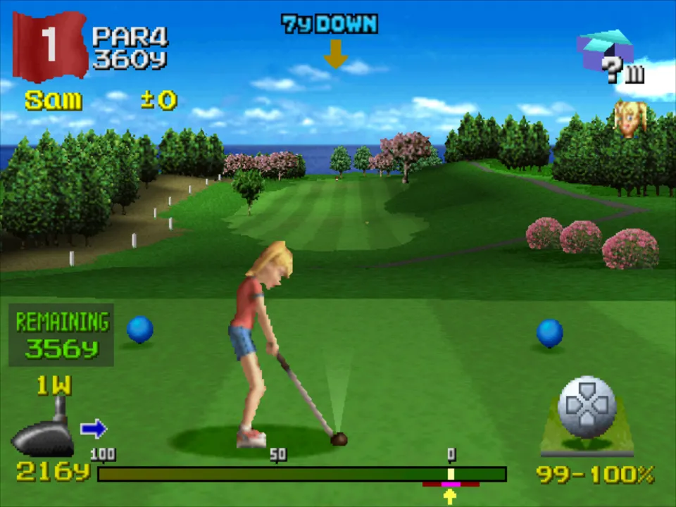 Hot Shots Golf 2 screenshot