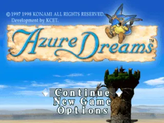 Azure Dreams screenshot