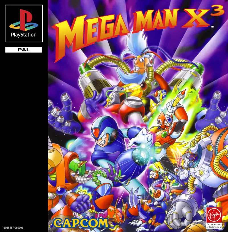 Mega Man X3 box art