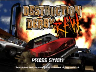 Backdrop artwork for Destruction Derby RAW