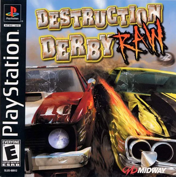 Destruction Derby RAW box art