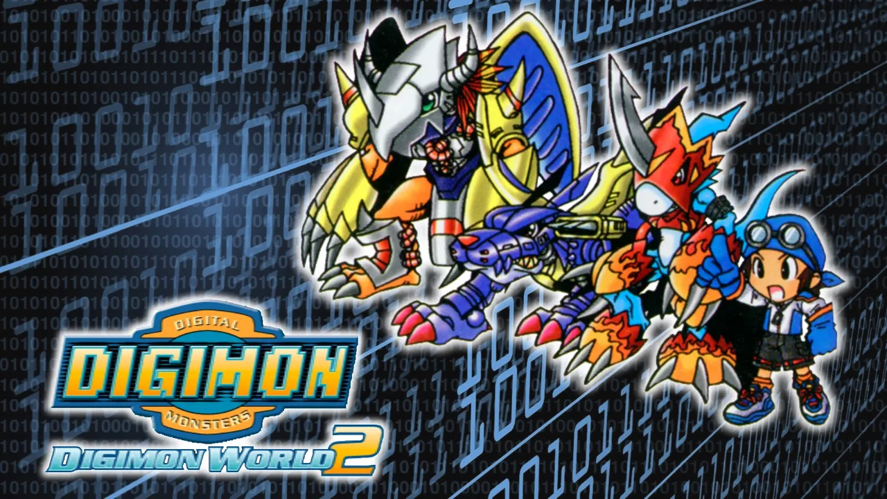 Backdrop artwork for Digimon World 2