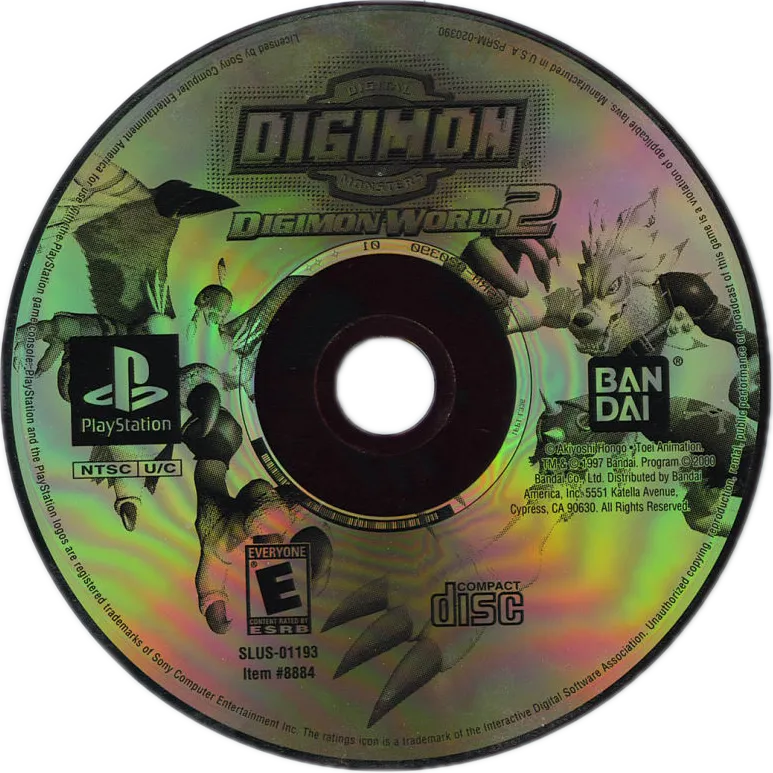 Digimon World 2 cart