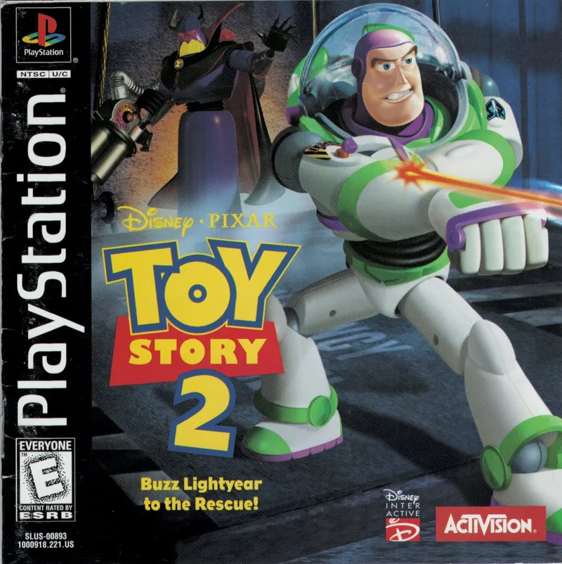 Disney-Pixar's Toy Story 2: Buzz Lightyear to the Rescue! cover art for Sony Playstation
