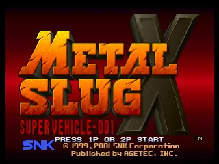 Metal Slug X screenshot
