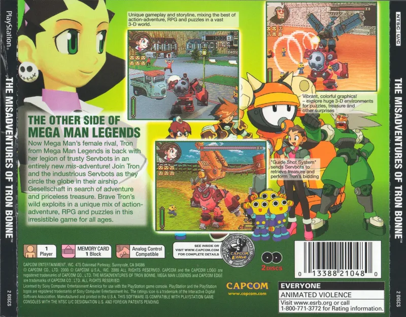 The Misadventures of Tron Bonne box back