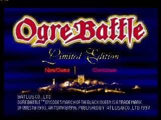 Ogre Battle: Limited Edition screenshot
