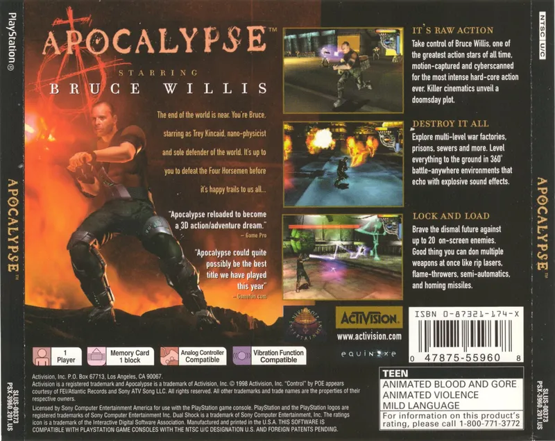 Apocalypse box back