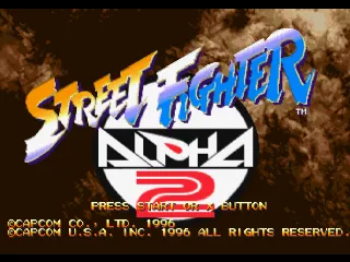 Backdrop artwork for Street Fighter Alpha 2