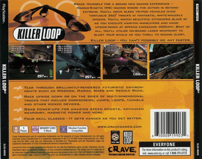 Killer Loop box back
