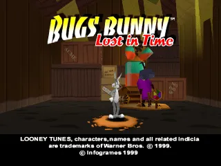 Backdrop artwork for Bugs Bunny: Lost in Time