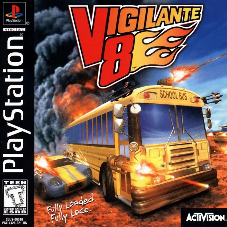 Vigilante 8 box art