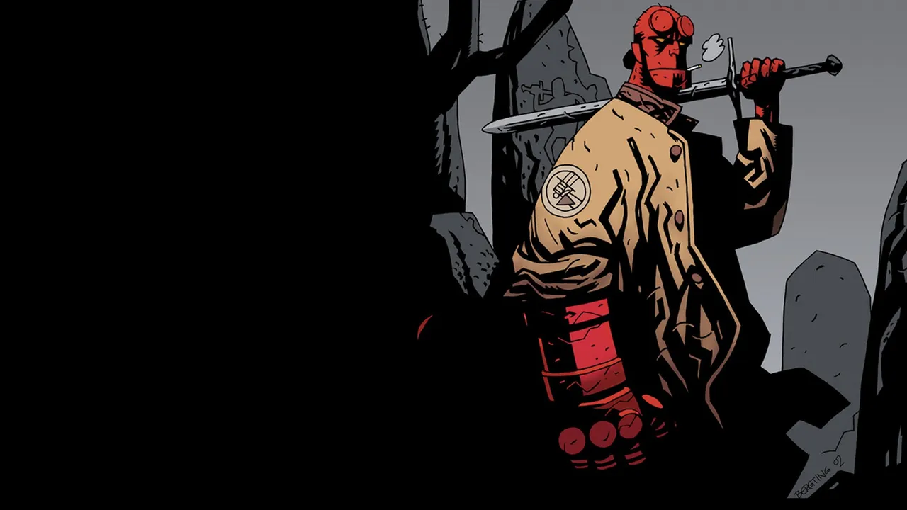 Backdrop artwork for Hellboy: Asylum Seeker
