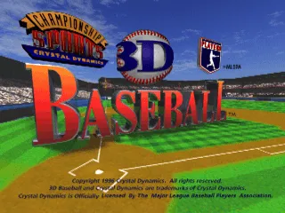Backdrop artwork for 3D Baseball