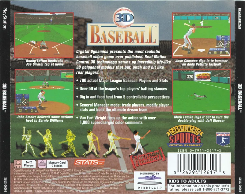 3D Baseball box back