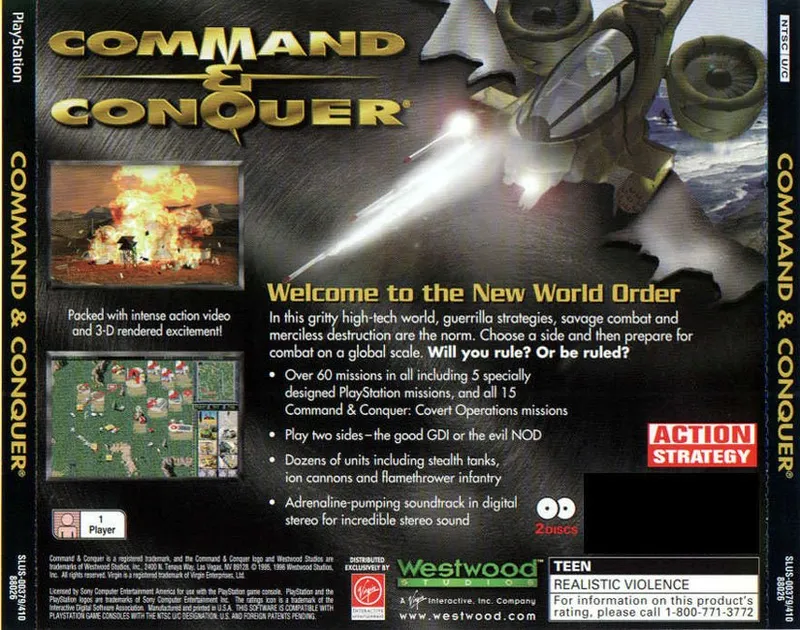 Command & Conquer box back