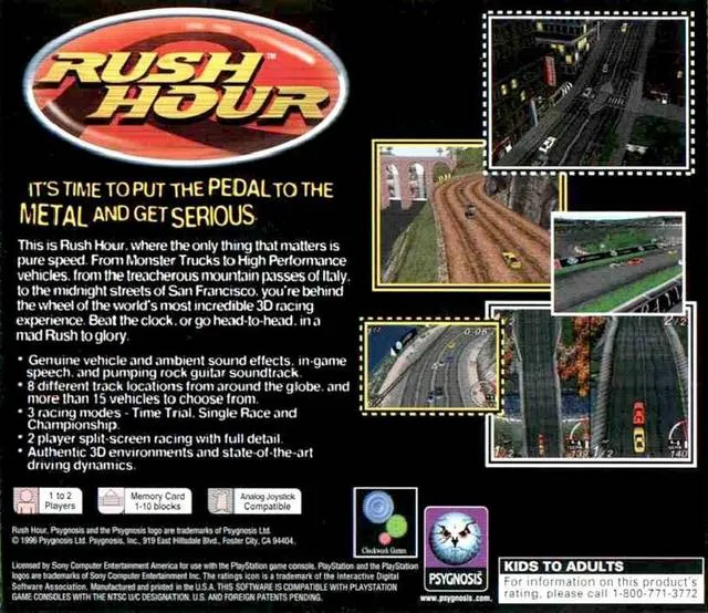 Rush Hour box back