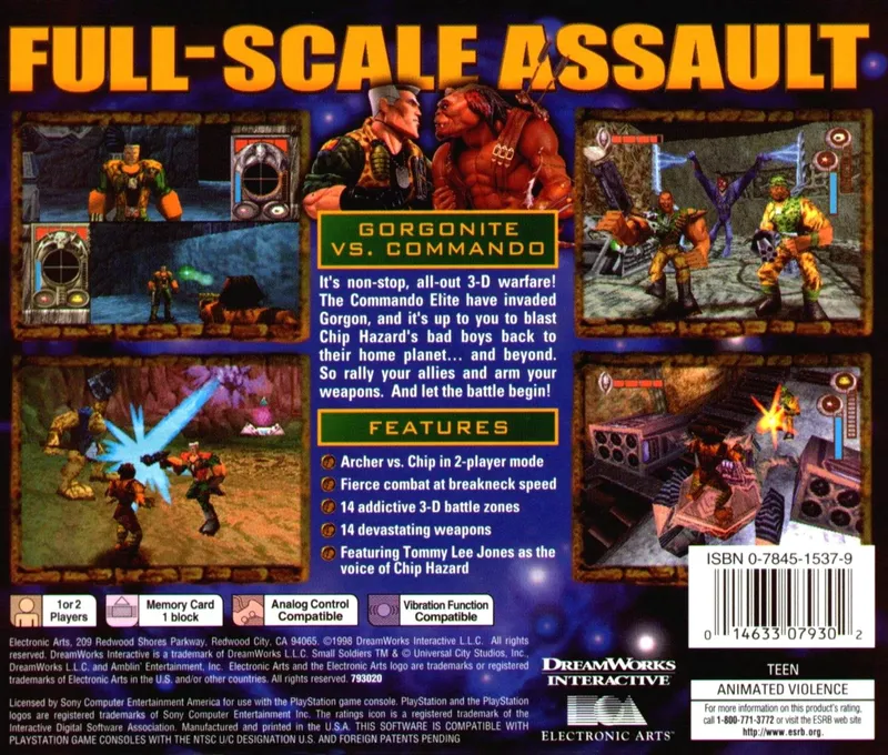Small Soldiers box back