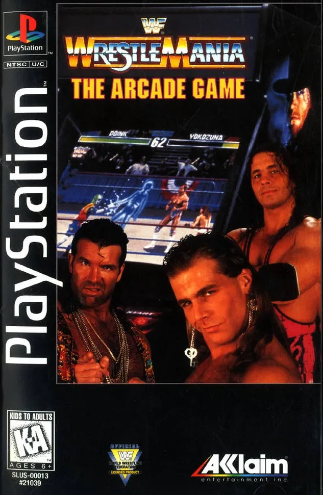 WWF WrestleMania: The Arcade Game box art